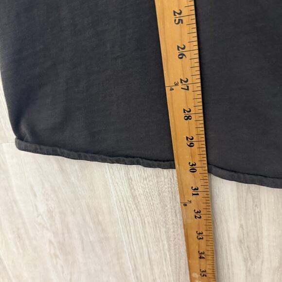 Faherty Short Sleeve Knit Seasons Shirt Men XL Washed Black Pockets Casual READ - Picture 10 of 12